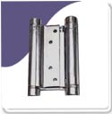 Double Action Spring Hinge Satin Stainless Steel 100mm
